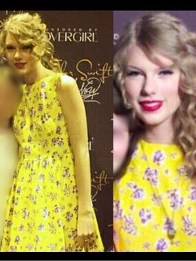 Topshop floral skater dress